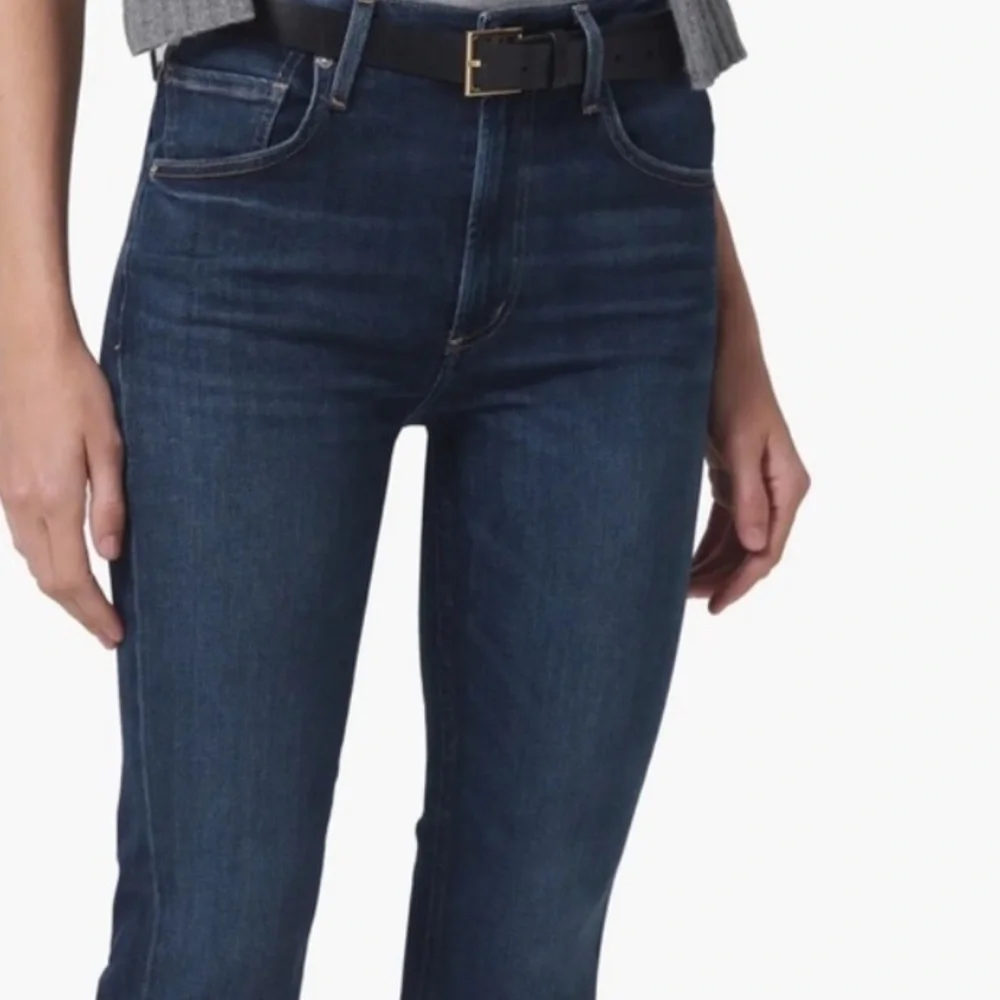 Citizens of Humanity Isola Crop Raw Hem Bootcut Jeans
